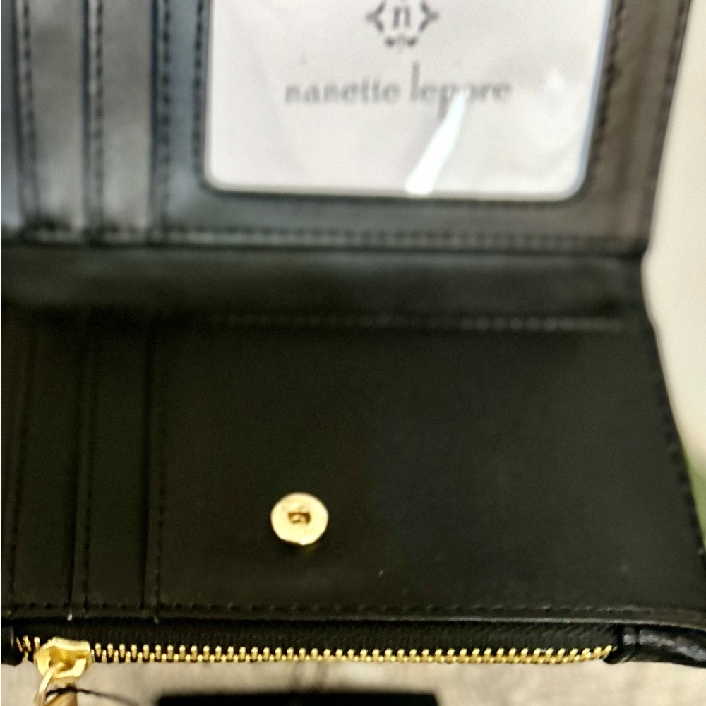 Nanette Lepore Black Textured Wallet - Picture 7 of 12